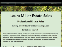 Tablet Screenshot of lauramillerestatesales.com